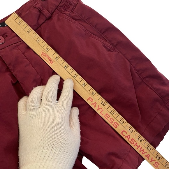 Helly Hansen Shorts Club Chino Women's 53047 Burgandy Maroon Soft Size 30 - Picture 7 of 10
